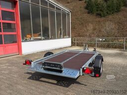 STEMA WOM XT Absenkanhänger - Ideal für 2 Motorräder!