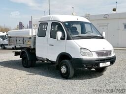 GAZ ELLE 2.6TD/85kw 4X4 KIPPER/6 SITZE/ AHK