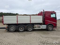 Volvo FH 540 8x4 tipper w/ Kilafors 2 axle trailer. Low