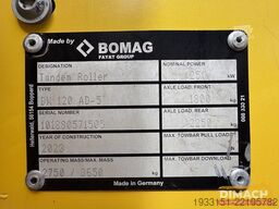 BOMAG BW120 AD-5 TOP! - CE - tandemwals - Rops - 176 ...