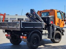 Unimog U 20 4x4 U 20 4x4, Zapfwelle, Kran Hiab 022D-3 HiDuo, Funk