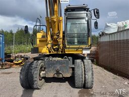 Komatsu PW160-8 Wheeled Excavator with Rototilt and Gradin