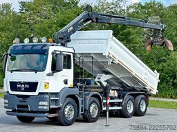 MAN TGS 35.440 * KIPPER 5,60m + KRAN/FUNK * 8x4 *TOP