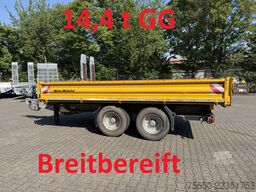 Müller Mitteltal TA-2  14,4 t Tandemkipper- Tieflader, Breitbereift