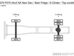 SCANIA P370 A4x2 NA Next Gen / Bed/ Fridge / 6 Cilnder