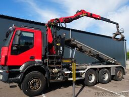 Iveco Trakker 410 8x4 Cable system with Crane