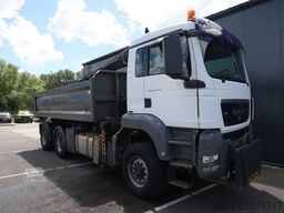 MAN TGS 26.440 6x6 cable system tipper truck with p...