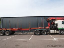 Volvo FH 460 6x4 combi with Palfinger SRX 47 crane an...