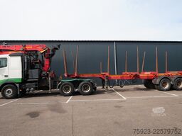 Volvo FH 460 6x4 combi with Palfinger SRX 47 crane an...