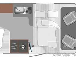 LMC Tracer 680 DL Allwetterreifen Markise Isofix