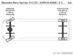 Mercedes-Benz Sprinter 314 CDi | XARIOS 600Mt | 2 Compartment...