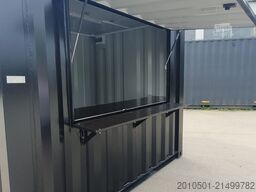 10FT Barcontainer Imbisscontainer Eventcontainer KONTENER RAL9005