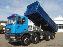 MAN 41-414 MEILLER KIPPER 8X4,MANUAL POMP