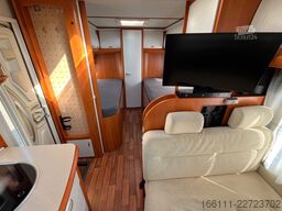 HOBBY D 650 ES - Einzelbetten - Heckbad -