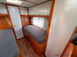 HOBBY D 650 ES - Einzelbetten - Heckbad -
