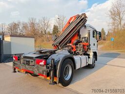 MAN TGS 18.440 4x4 Kran 20m Seilwinde Greifer FUNK