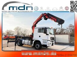 MAN TGS 18.440 4x4 Kran 21m Seilwinde Greifer Funk