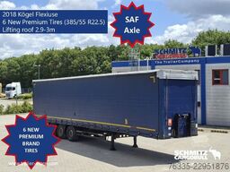 Auflieger mit Pritsche & Plane Kögel Curtainsider Mega
