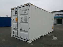 20 Fuß High Cube Seecontainer / RAL 7035 Lagercontainer / Lichtgrau / one Way