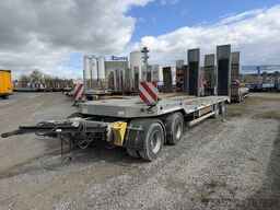 Möslein TA4 Schwebheim  4 Achs Tiefladeranhänger, Guter Zustand