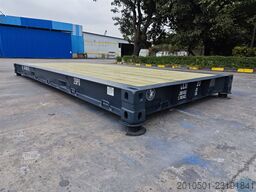 NEU 20 FUß HOLZPLATTFORM 24 TONNEN SCHWERLAST LOGISTIK TRANSPORT