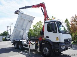 Mercedes-Benz Arocs 2636 / 6x4 / HDS Fassi / 3-Way Tip
