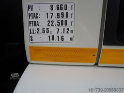 DAF LF 55.220 Skip loader GUIMA PALFINGER