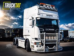 Trattore stradale standard SCANIA R730 V8 6x2 Boogie in Voll-Ausstattung,Kipphydr.