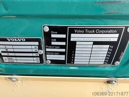 VOLVO FMX 500 8x4 Lift axle / HMF Pendel tipper Kipper