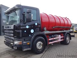 Scania P94-260 VACUUMTANK 10 CUB STEELSPRINGS,MANUALPOMP