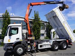 Mercedes-Benz Arocs 2636 / 6x4 / HDS Fassi / 3-Way Tip