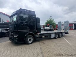 MAN Maschinentransporter Baumaschinentaxi mit Rampen
