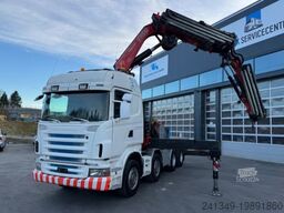 SCANIA R480 8x4 Fassi 660 SZM/Pritsche