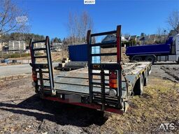 NC machinery trailer with manual loading ramps