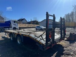 NC machinery trailer with manual loading ramps