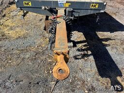 NC machinery trailer with manual loading ramps