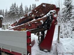 Tyllis jumbo semi-trailer with HMF crane