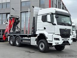 MAN TGS 33.520 6x6 BL Kurzholz Plattform Epsilon Kran