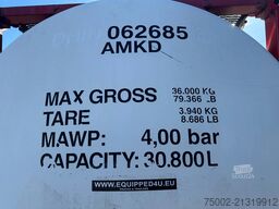 Van Hool 20FT SWAP BODY / 30.800L / AMKD / L4BN / UN POR...