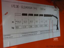 Renault C380 Comfort 6x4 / Atlas 172.3E crane