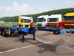 Pacton 3 axle container chassis extendable trailer