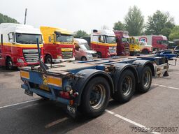 Pacton 3 axle container chassis extendable trailer