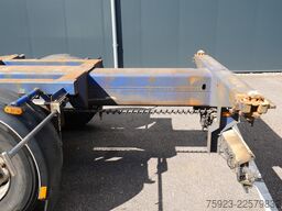 D-tec 3 axle container chassis extendable trailer