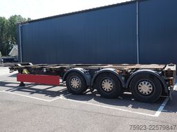 Schmitz 3 axle container chassis extendable trailer