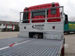 Hangler LKW Tieflade Liftmaster Aufbau für 4 Achs LKW Fahrgestell zum Transport von Arbeitsbühnen