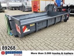 City-Abrollcontainer mit Pendelklappe