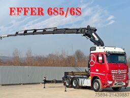 MERCEDES-BENZ AROCS 3351 * Sattelzugmaschine + KRAN/FUNK