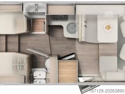 CARADO T 447 pro+/Hubbett/TV