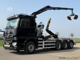 Mercedes-Benz Arocs 3745 8x4 TRIPLE HMF Z KRAAN/HAAK!! ZERO E...