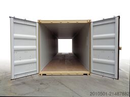 20 Fuß Double Door Seecontainer RAL7016 & RAL 7035 KONTENER